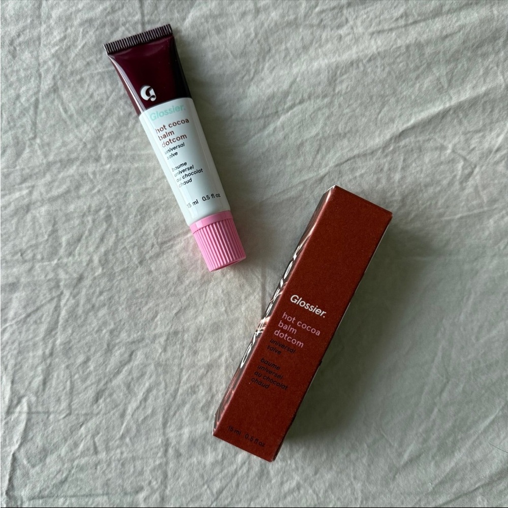 Glossier Balm Dotcom Skin Salve Limited Edition Hot Cocoa - Brand New in Box